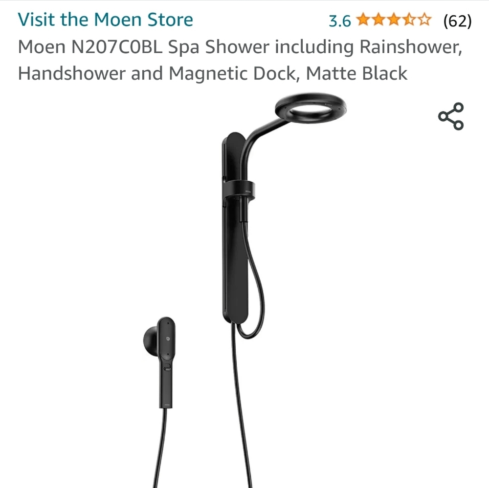Moen Nebia Rainshower (N207C0BL)